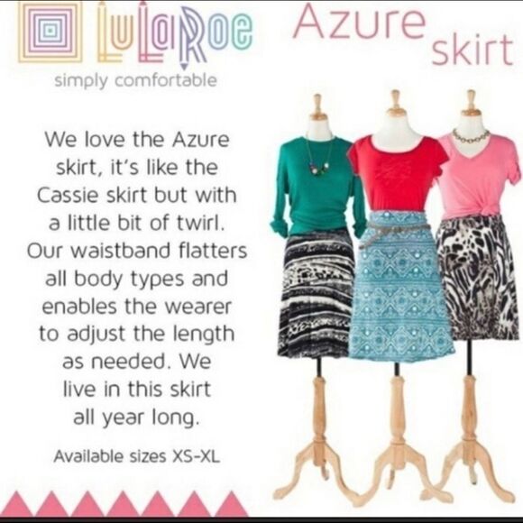 Azure- Lularoe  - Picture 4 of 5